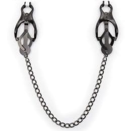 OHMAMA FETISH - JAPANESE NIPPLE Clamps WITH BLACK CHAIN